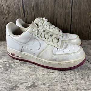 Nike Womens Air Force 1 07 Running Shoes White 315115-116 Low Top Lace Up 8.5 M